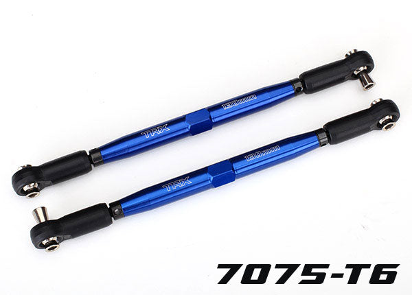 Traxxas 7748X Toe Links X-Maxx Tubes Blue-Anodized 7075-T6 Aluminum TRA7748X
