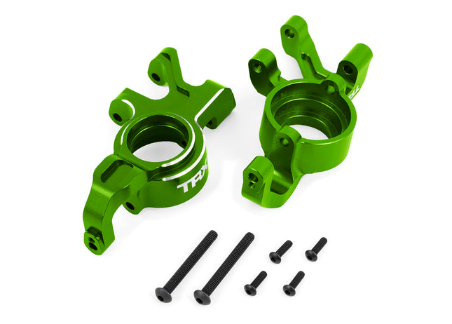 Traxxas 7836-GRN Green Aluminum Steering Blocks (L&R) TRA7836GRN