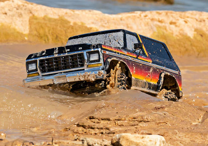 Traxxas TRX-4® 1/10 Trail Crawler Truck w/1979 Bronco Clipless Body (Red) w/TQi™ 2.4GHz Radio TRA82246-4