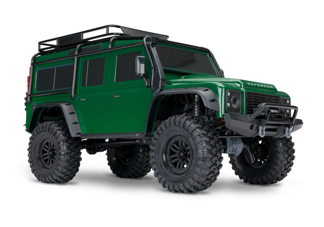 Traxxas TRX-4 1/10 Scale & Trail Rock Crawler w/Land Rover Defender Body w/XL-5 ESC & TQi 2.4GHz Radio TRA82256-4