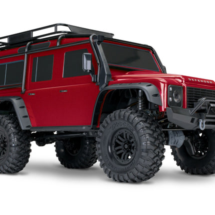 Traxxas TRX-4 1/10 Scale & Trail Rock Crawler w/Land Rover Defender Body w/XL-5 ESC & TQi 2.4GHz Radio TRA82256-4