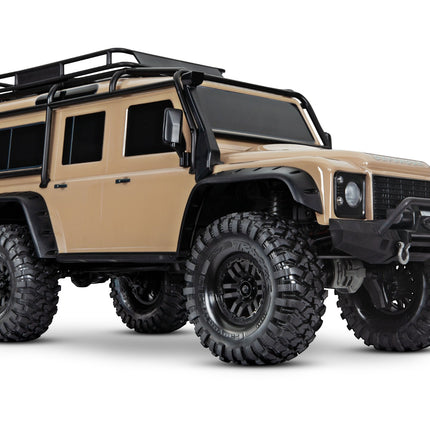 Traxxas TRX-4 1/10 Scale & Trail Rock Crawler w/Land Rover Defender Body w/XL-5 ESC & TQi 2.4GHz Radio TRA82256-4