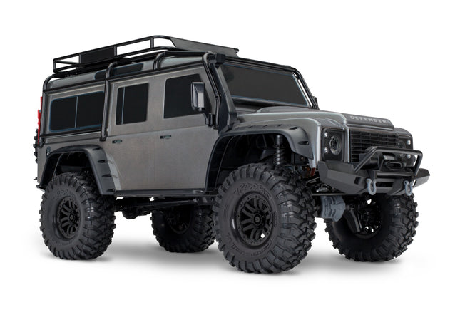 Traxxas TRX-4 1/10 Scale & Trail Rock Crawler w/Land Rover Defender Body w/XL-5 ESC & TQi 2.4GHz Radio TRA82256-4
