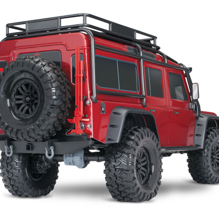 Traxxas TRX-4 1/10 Scale & Trail Rock Crawler w/Land Rover Defender Body w/XL-5 ESC & TQi 2.4GHz Radio TRA82256-4