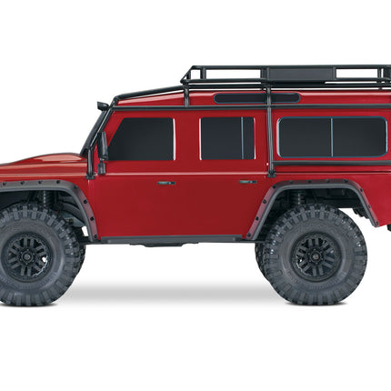 Traxxas TRX-4 1/10 Scale & Trail Rock Crawler w/Land Rover Defender Body w/XL-5 ESC & TQi 2.4GHz Radio TRA82256-4