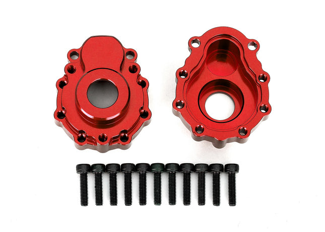 Traxxas 8251R TRX-4 Aluminum Front/Rear Outer Portal Drive Housing Red TRA8251R