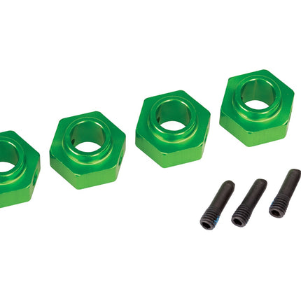 Traxxas 8269G TRX-4 12mm Hex Aluminum Wheel Hubs Green TRA8269G