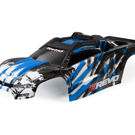 Traxxas 8611X E-Revo VXL 2.0 Pre-Painted Monster Truck Body Blue TRA8611X