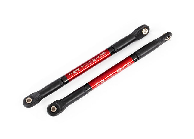 Traxxas 8619R E-Revo 2.0 Aluminum Heavy-Duty Steering Link Push Rods Red TRA8619R