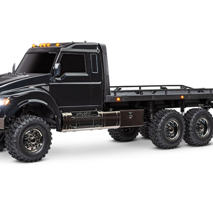 Traxxas TRX-6 1/10 6x6 Ultimate RC Hauler Flatbed Tow Truck w/TQi 2.4GHz Radio & Pro Scale Winch TRA88086-84-BLK