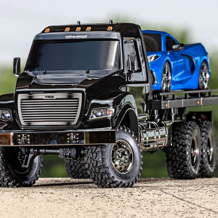 Traxxas TRX-6 1/10 6x6 Ultimate RC Hauler Flatbed Tow Truck w/TQi 2.4GHz Radio & Pro Scale Winch TRA88086-84-BLK