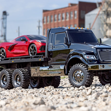 Traxxas TRX-6 1/10 6x6 Ultimate RC Hauler Flatbed Tow Truck w/TQi 2.4GHz Radio & Pro Scale Winch TRA88086-84-BLK