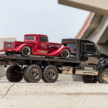Traxxas TRX-6 1/10 6x6 Ultimate RC Hauler Flatbed Tow Truck w/TQi 2.4GHz Radio & Pro Scale Winch TRA88086-84-BLK