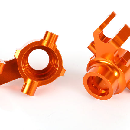 Traxxas 8937A Maxx Aluminum Steering Blocks Orange TRA8937A