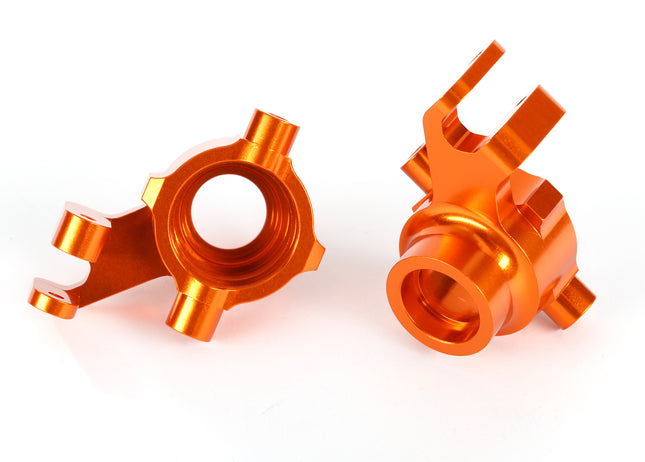 Traxxas 8937A Maxx Aluminum Steering Blocks Orange TRA8937A