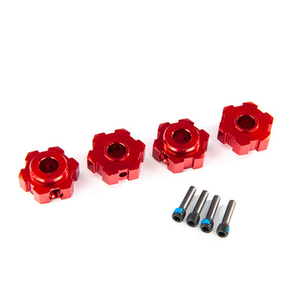 Traxxas 8956R Maxx Aluminum Wheel Hex Red TRA8956R