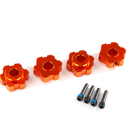 Traxxas 8956T Maxx Aluminum Wheel Hex Orange TRA8956T