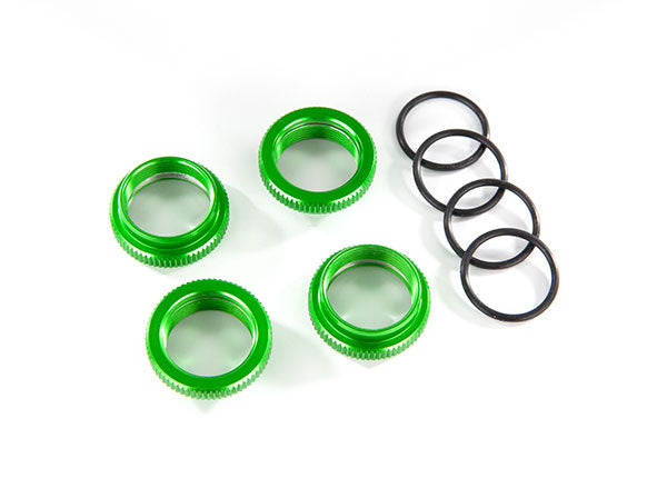 Traxxas 8968G GT-Maxx Aluminum Spring Retainer Green TRA8968G
