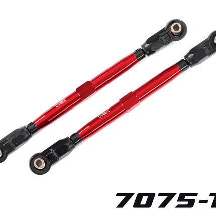 Traxxas 8997R WideMaxx Aluminum Toe Link Tubes Red TRA8997R