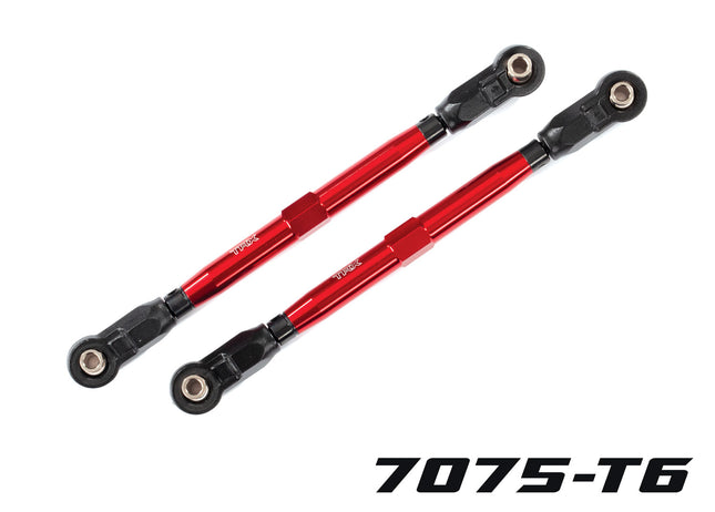 Traxxas 8997R WideMaxx Aluminum Toe Link Tubes Red TRA8997R