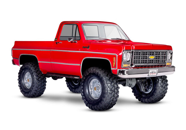Traxxas 92154-4 TRX-4® 1/10 4WD RTR Scale & Trail® Rock Crawler w/1979 Chevrolet® K10 Truck Body (Red) w/XL-5™ HV ESC & TQ™ 2.4GHz Radio TRA92154-4