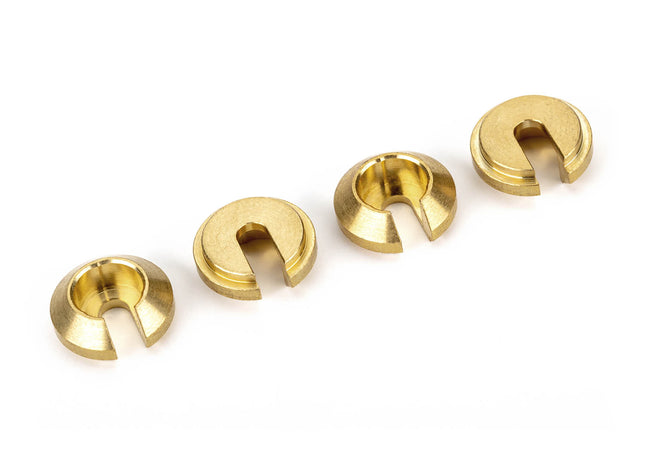Traxxas 9761A Brass Lower Spring Retainers (4) TRA9761A