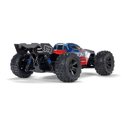 Arrma Mini Kraton 3S BLX 4X4 1/16 RTR Brushless Speed Monster Truck (Red/Blue) w/2.4GHz Radio, 3S LiPo Battery & Charger ARA2508ST1