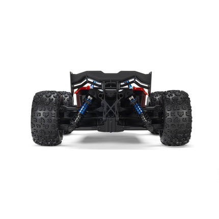 Arrma Mini Kraton 3S BLX 4X4 1/16 RTR Brushless Speed Monster Truck (Red/Blue) w/2.4GHz Radio, 3S LiPo Battery & Charger ARA2508ST1