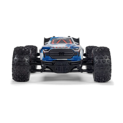 Arrma Mini Kraton 3S BLX 4X4 1/16 RTR Brushless Speed Monster Truck (Red/Blue) w/2.4GHz Radio, 3S LiPo Battery & Charger ARA2508ST1
