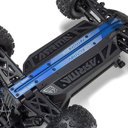 Arrma Mini Kraton 3S BLX 4X4 1/16 RTR Brushless Speed Monster Truck (Red/Blue) w/2.4GHz Radio, 3S LiPo Battery & Charger ARA2508ST1