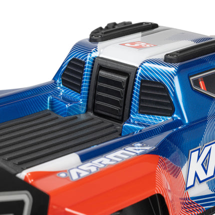 Arrma Mini Kraton 3S BLX 4X4 1/16 RTR Brushless Speed Monster Truck (Red/Blue) w/2.4GHz Radio, 3S LiPo Battery & Charger ARA2508ST1