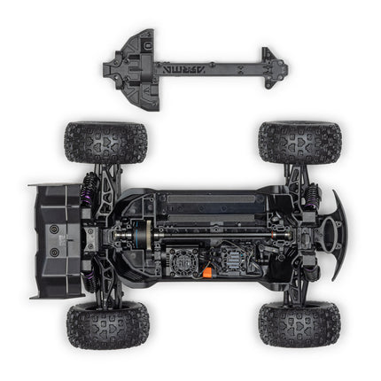 Arrma Mini Kraton 3S BLX 4X4 1/16 RTR Brushless Speed Monster Truck (Teal/Pink) w/2.4GHz Radio, 3S LiPo Battery & Charger ARA2508ST2
