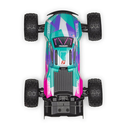 Arrma Mini Kraton 3S BLX 4X4 1/16 RTR Brushless Speed Monster Truck (Teal/Pink) w/2.4GHz Radio, 3S LiPo Battery & Charger ARA2508ST2