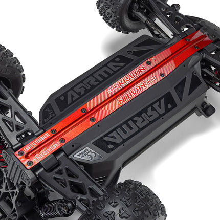 Arrma Mini Kraton 3S BLX 4X4 1/16 RTR Brushless Speed Monster Truck (Black/Red) w/2.4GHz Radio ARA2508T1