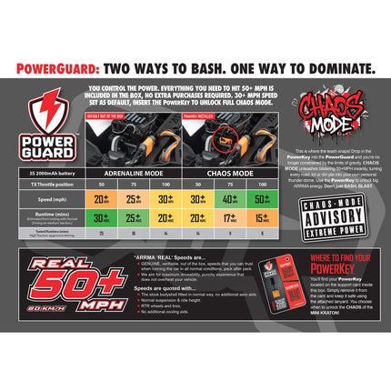 Arrma Mini Kraton 3S BLX 4X4 1/16 RTR Brushless Speed Monster Truck (Black/Red) w/2.4GHz Radio ARA2508T1