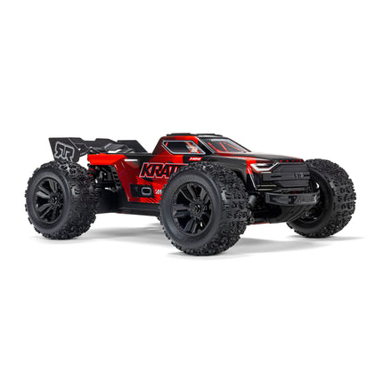 Arrma Mini Kraton 3S BLX 4X4 1/16 RTR Brushless Speed Monster Truck (Black/Red) w/2.4GHz Radio ARA2508T1