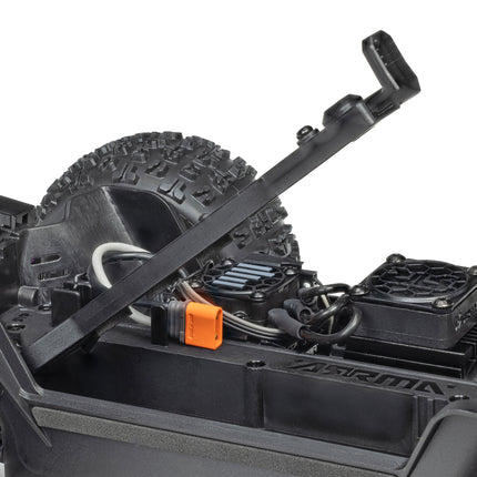 Arrma Mini Kraton 3S BLX 4X4 1/16 RTR Brushless Speed Monster Truck (Black/Red) w/2.4GHz Radio ARA2508T1