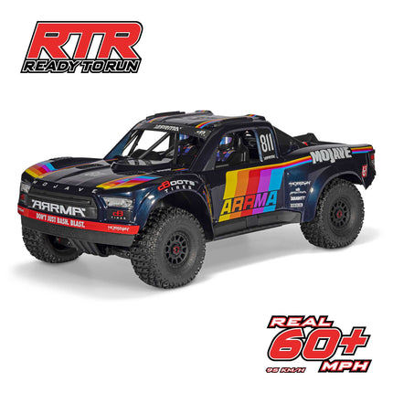 Arrma Mojave 6S BLX Brushless RTR 1/7 4WD RTR Desert Truck (Blue) w/2.4GHz Radio ARA7604V3T1