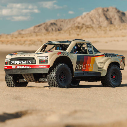 Arrma Mojave 6S BLX Brushless RTR 1/7 4WD RTR Desert Truck (Tan) w/2.4GHz Radio ARA7604V3T2