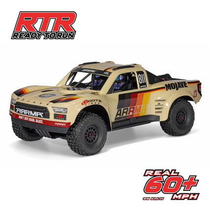 Arrma Mojave 6S BLX Brushless RTR 1/7 4WD RTR Desert Truck (Tan) w/2.4GHz Radio ARA7604V3T2