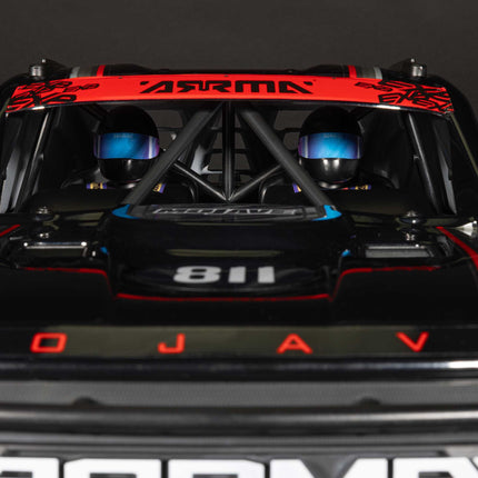 Arrma Mojave 6S EXB RTR Brushless 1/7 4WD Extreme Bash Desert Truck (Black/Red) w/2.4GHz Radio ARA7704V3T1