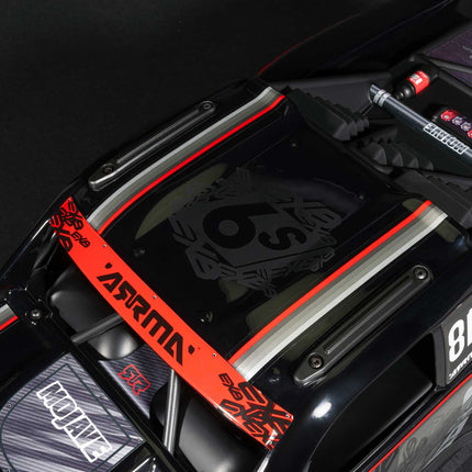 Arrma Mojave 6S EXB RTR Brushless 1/7 4WD Extreme Bash Desert Truck (Black/Red) w/2.4GHz Radio ARA7704V3T1