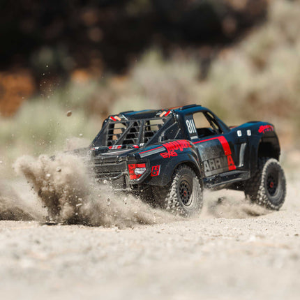 Arrma Mojave 6S EXB RTR Brushless 1/7 4WD Extreme Bash Desert Truck (Black/Red) w/2.4GHz Radio ARA7704V3T1