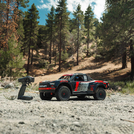 Arrma Mojave 6S EXB RTR Brushless 1/7 4WD Extreme Bash Desert Truck (Black/Red) w/2.4GHz Radio ARA7704V3T1