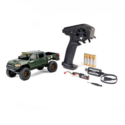Axial SCX30 Toyota Tacoma TRD Pro 1/30 4WD RTR Scale Mini Crawler (Green) w/2.4GHz Radio, Battery & Charger AXI-3289T1