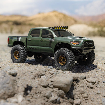 Axial SCX30 Toyota Tacoma TRD Pro 1/30 4WD RTR Scale Mini Crawler (Green) w/2.4GHz Radio, Battery & Charger AXI-3289T1