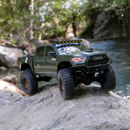 Axial SCX30 Toyota Tacoma TRD Pro 1/30 4WD RTR Scale Mini Crawler (Green) w/2.4GHz Radio, Battery & Charger AXI-3289T1
