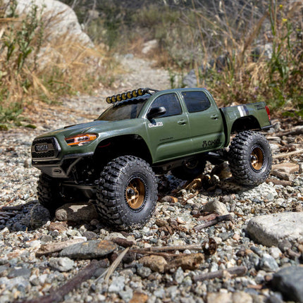 Axial SCX30 Toyota Tacoma TRD Pro 1/30 4WD RTR Scale Mini Crawler (Green) w/2.4GHz Radio, Battery & Charger AXI-3289T1