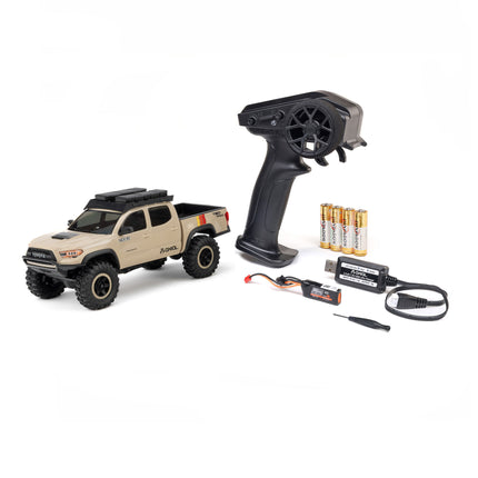 Axial SCX30 Toyota Tacoma TRD Pro 1/30 4WD RTR Scale Mini Crawler (Dark Earth) w/2.4GHz Radio, Battery & Charger  AXI-3289T2