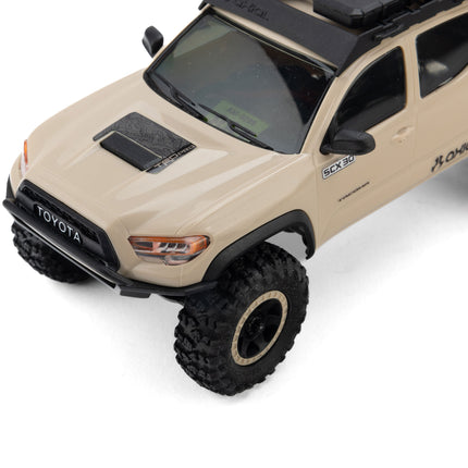 Axial SCX30 Toyota Tacoma TRD Pro 1/30 4WD RTR Scale Mini Crawler (Dark Earth) w/2.4GHz Radio, Battery & Charger  AXI-3289T2